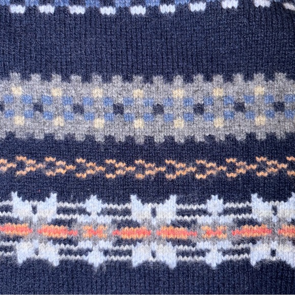 Peter Millar Men’s Mountainside Wicked Fair Isle Crewneck Sweater Medium - Picture 5 of 11